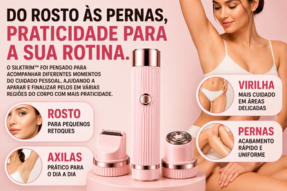 SilkTrim™ - Depilador Elétrico 2 em 1