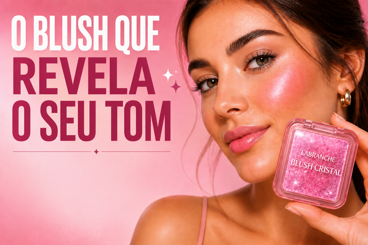 GlowMuse™  Blush Cristal que revela o seu tom